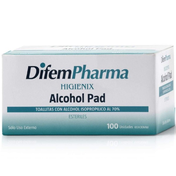 Alcohol Pad Higienix Difem Pharma