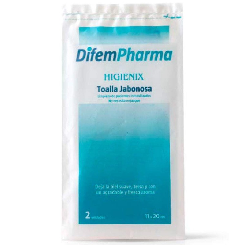 Paño Jabonoso para Aseo Higienix Difem Pharma