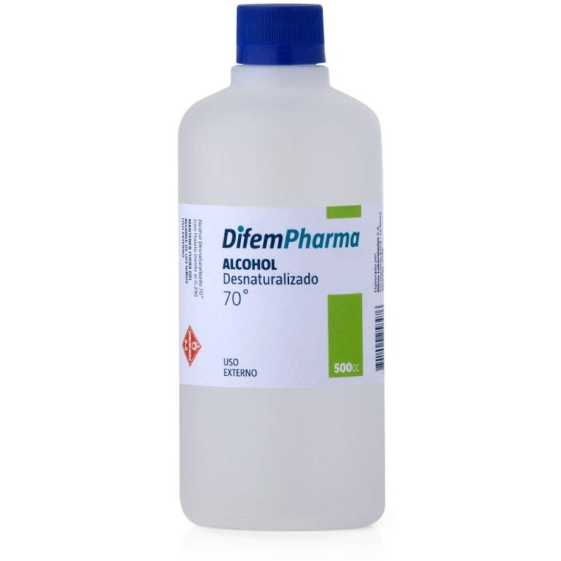 Alcohol desnaturalizado 70° Difem Pharma