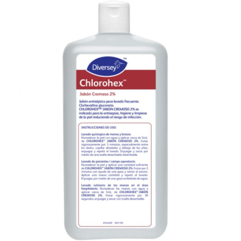 Jabón Antiséptico Chlorohex 1 Lt x 12 un Diversey