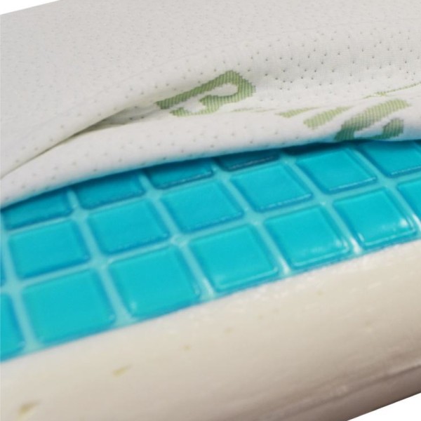 Almohada con gel viscoelástica 63X40X10 Maxcare