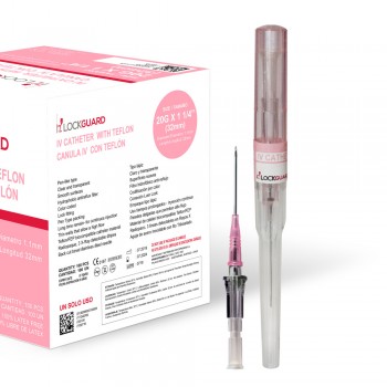 Catéter Intravenoso IV Teflón Lockguard