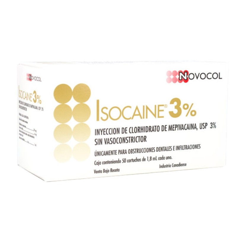 Anestesia Isocaine al 3% Novocol