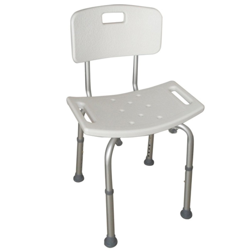 Silla para ducha con respaldo