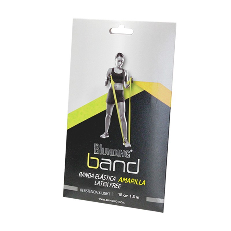 Banda elástica Amarilla x 1,5mt Blunding