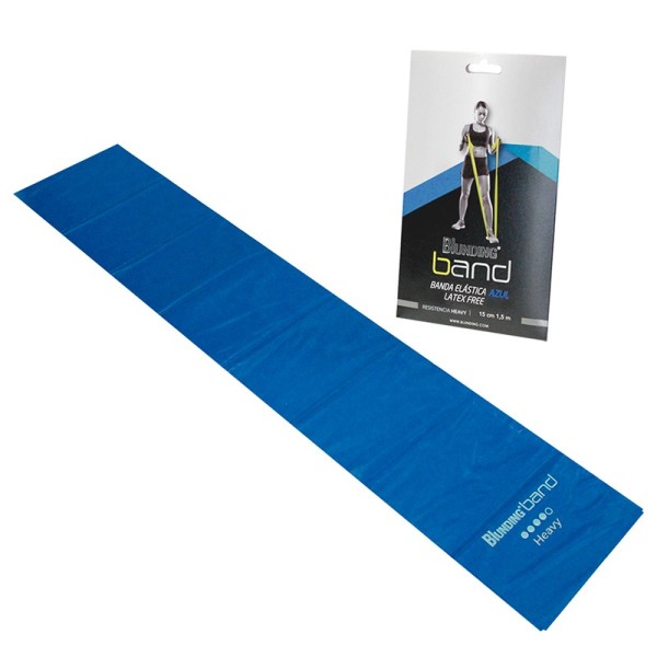 Banda elástica Azul x 1,5mt Blunding