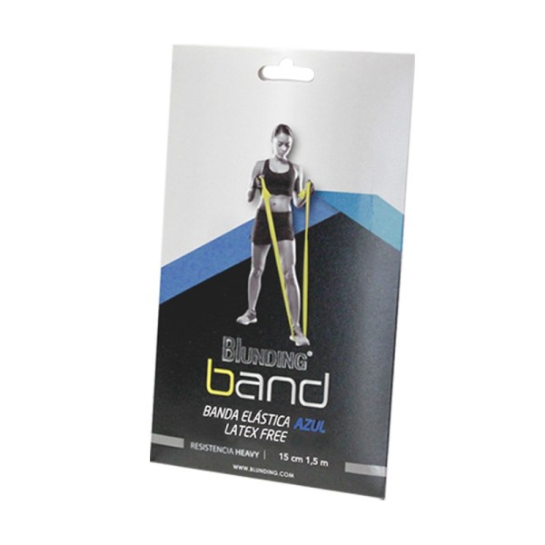 Banda elástica Azul x 1,5mt Blunding