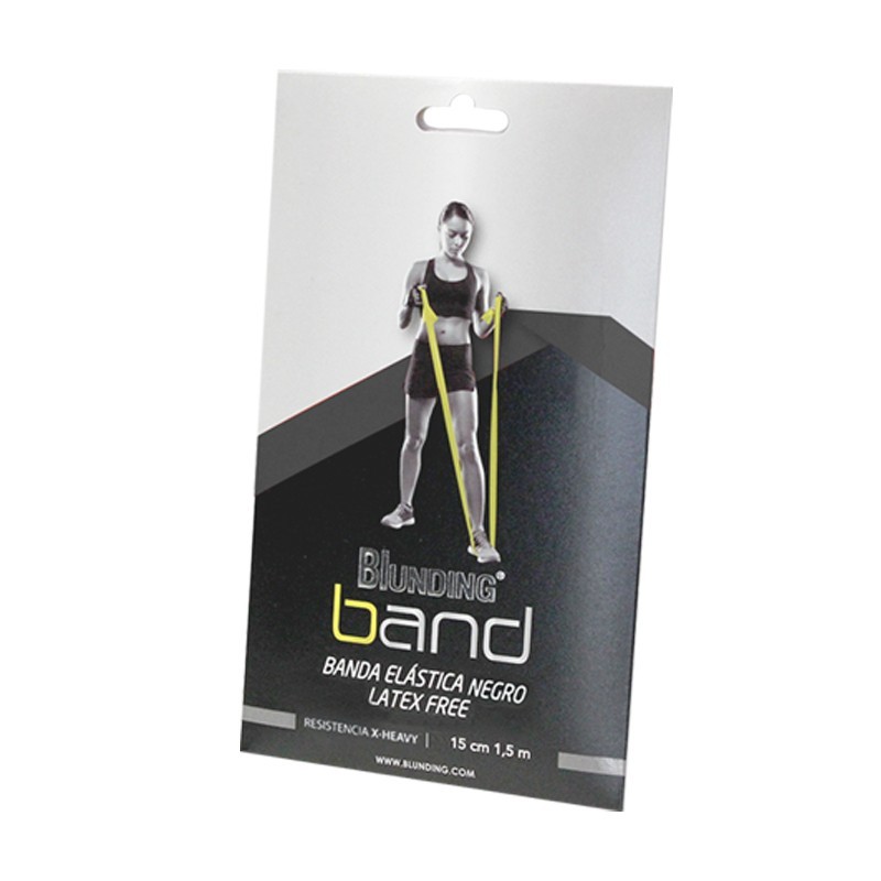 Banda elástica Negra x 1,5mt Blunding