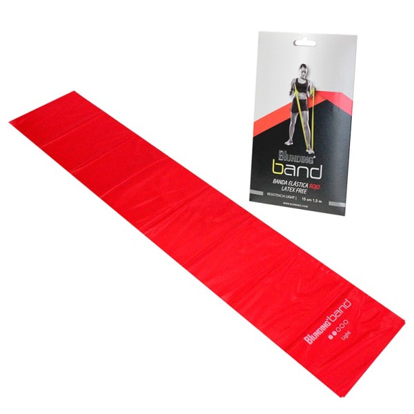 Banda elástica Roja x 1,5mt Blunding