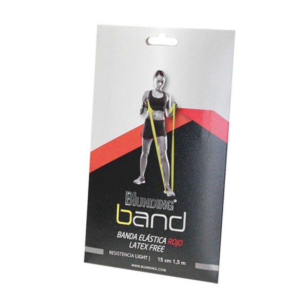 Banda elástica Roja x 1,5mt Blunding