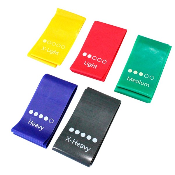 Bandas Elásticas Circular 5 colores Blunding