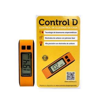 Glucómetro 10 tiras + 10 Lancetas + Lancetario Control D