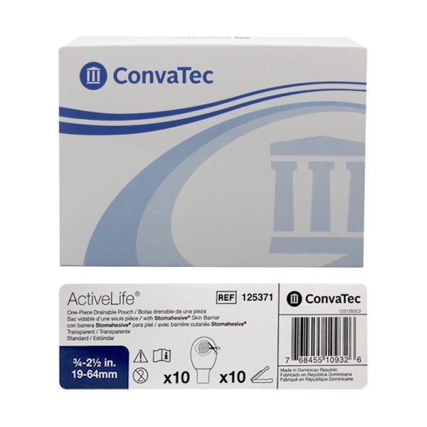 Bolsa colostomía drenable 19-64 mm Convatec