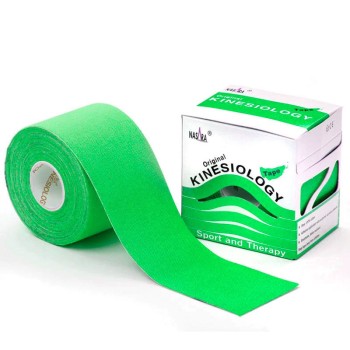 Tape Kinesiológico K Tape 5 cm x 5 mt Verde NTP712 Nasara