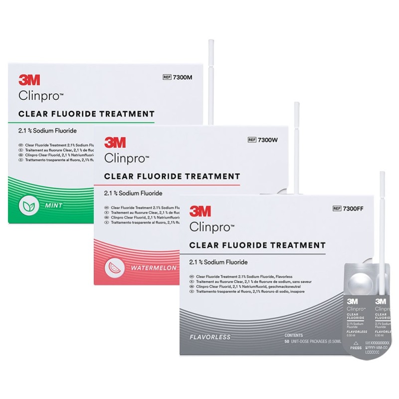 Clinpro Clear Tratamiento con Fluoruro Transparente 50 un 3M™
