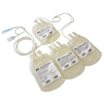 Bolsa de Sangre Cuadruple para transfusión JMS