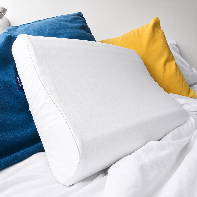 Almohada viscoelástica Theracurve TheraMart TM210 con diseño ergonómico para soporte cervical