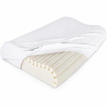 Núcleo de espuma viscoelástica de almohada Theracurve TheraMart TM210 con textura de plegado especial