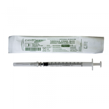 Jeringa Tuberculina 1CC Aguja Nedflex