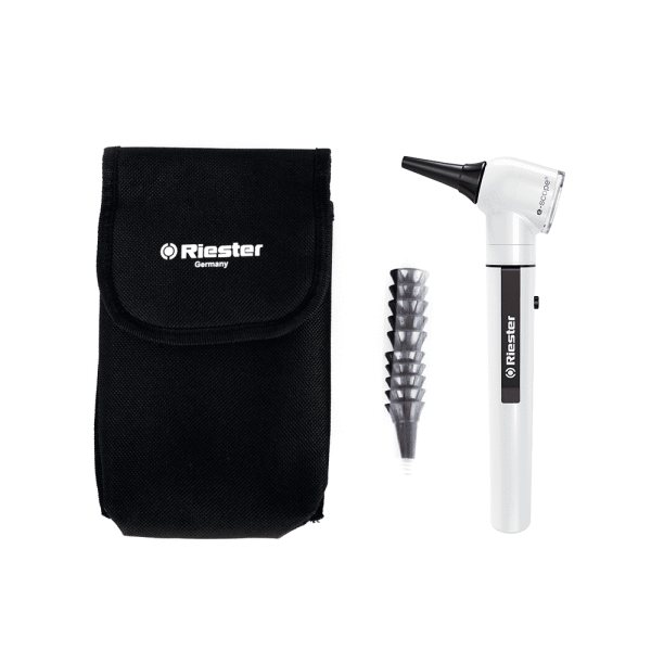 Otoscopio luz directa Xenón E-scope Riester