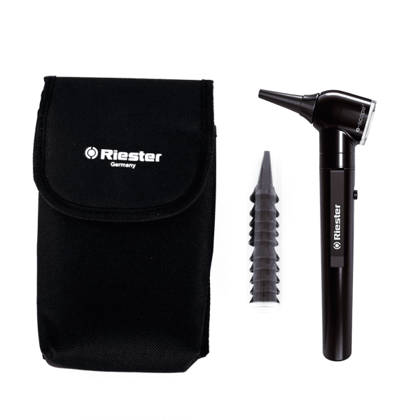 Otoscopio luz directa Xenón E-scope Riester