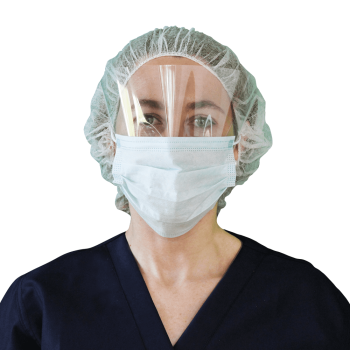 Mascarilla visor 3 pliegues con elástico Vitta